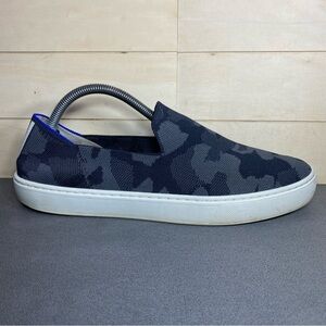 Rothy's The Original Slip-Ons Grey Camo Women's Size 10.5 Shoes Knit Sneakers